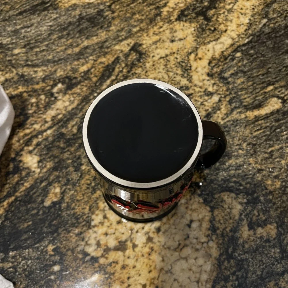 Nebraska Cornhuskers Coffee Mug Cup Ceramic Black Red NCAA Football Huskers 3D - Picture 6 of 7